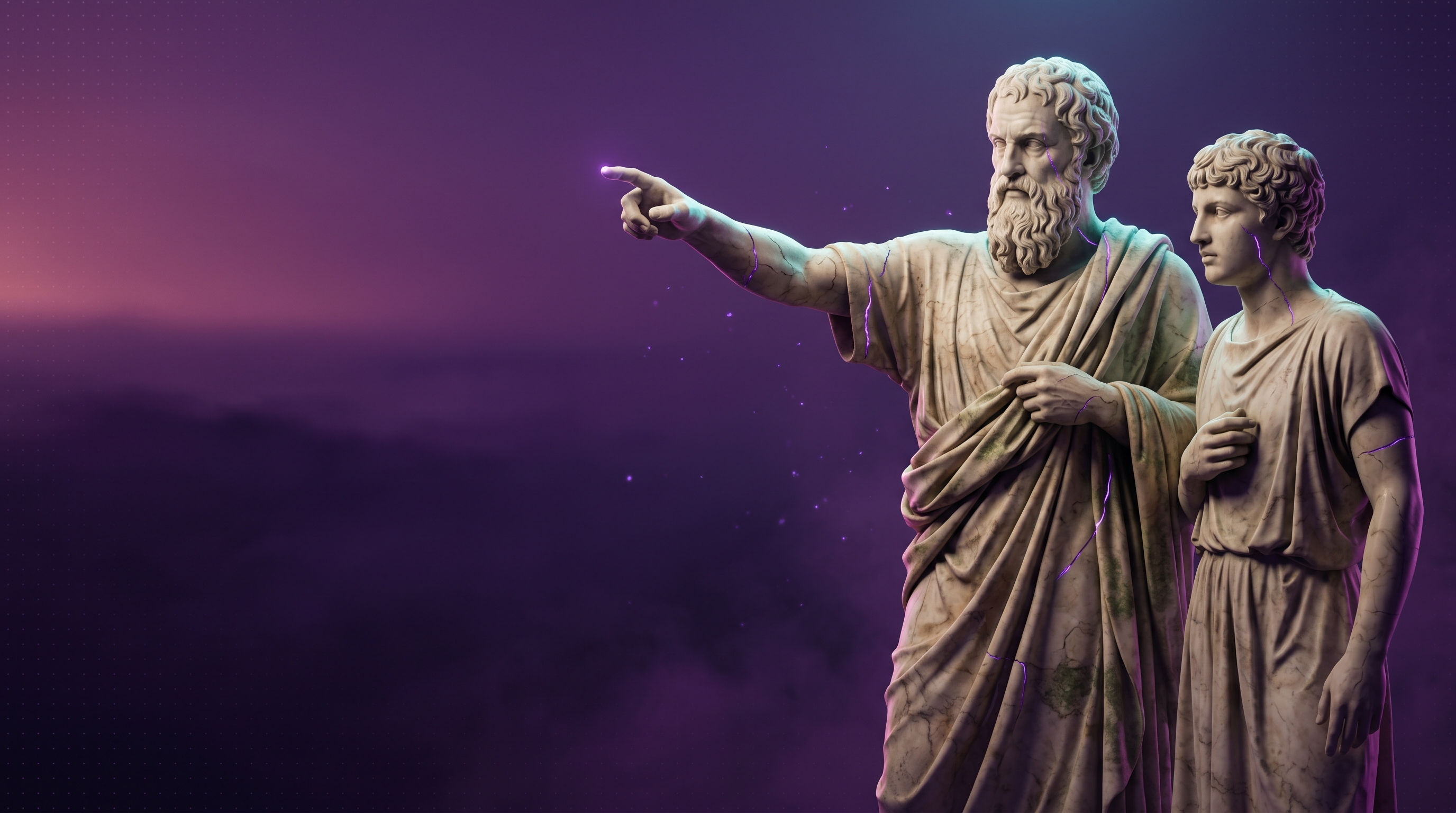 Estatua de mentor grecorromano