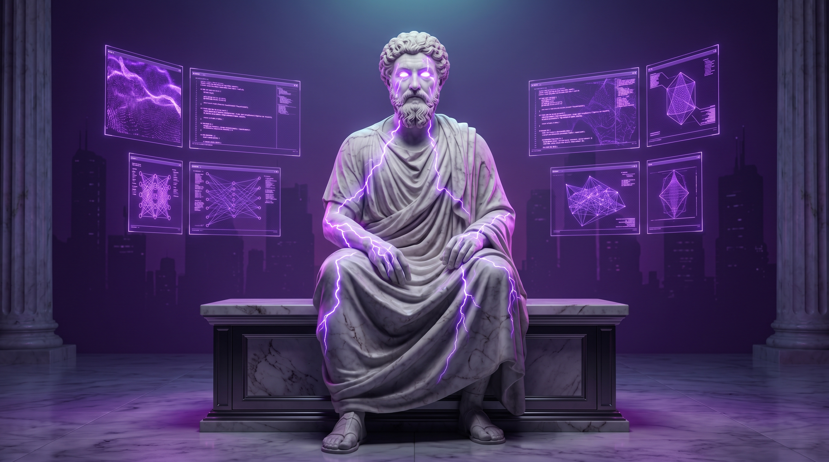 Estatua representando Para Developers