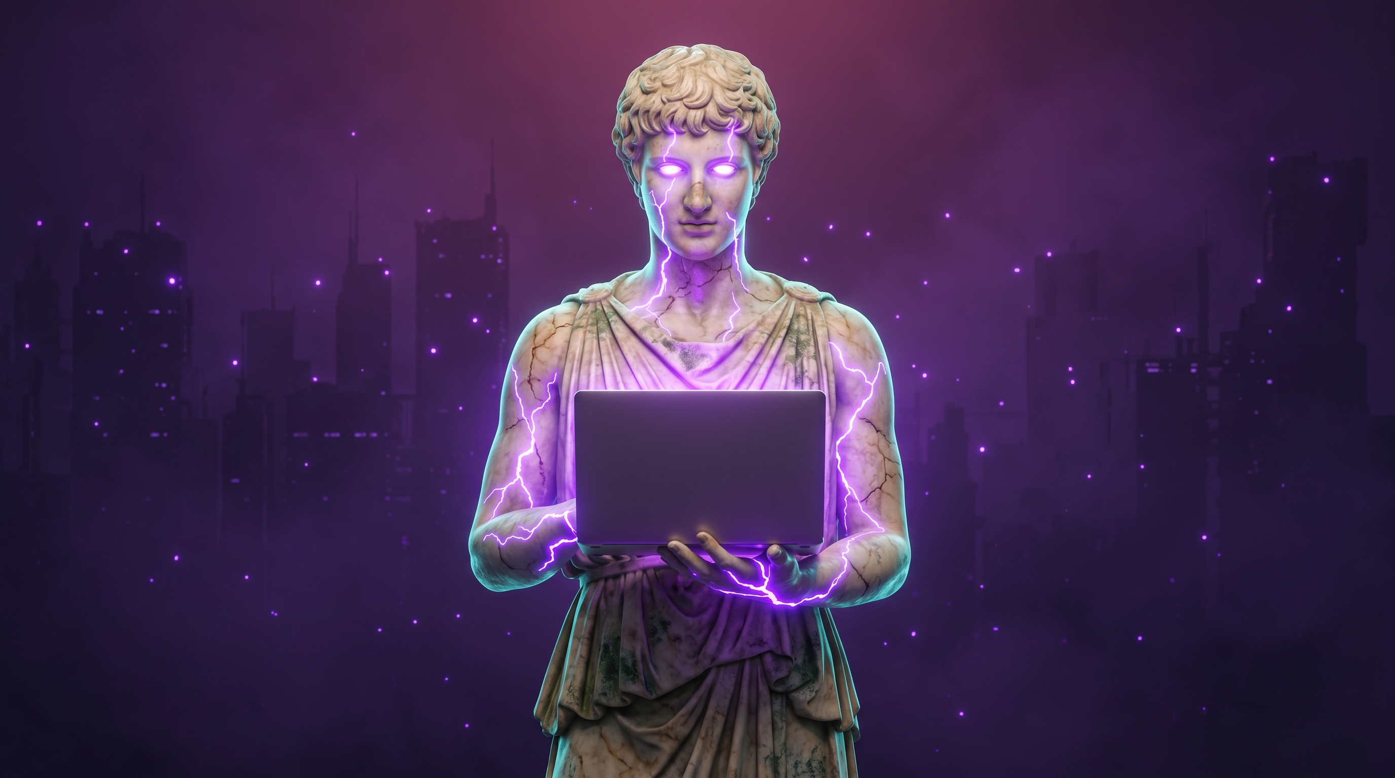 Estatua representando Para Makers